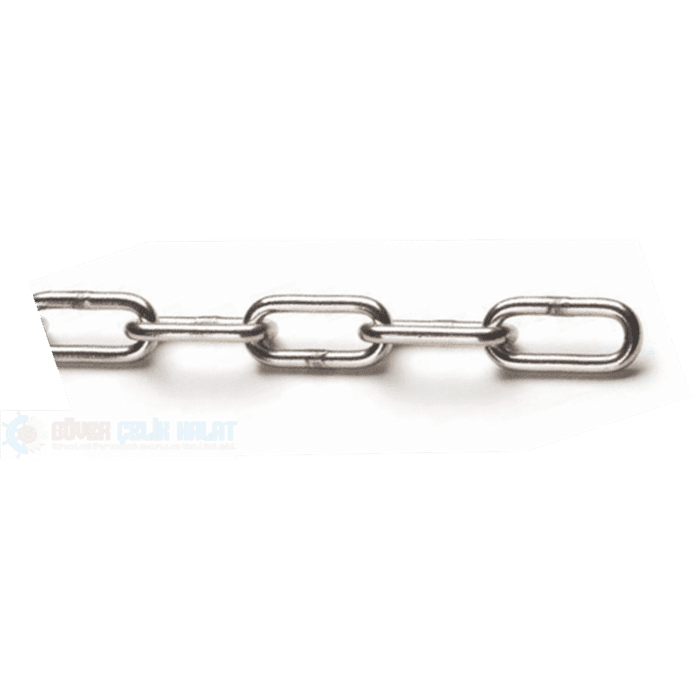 Galvenizli Uzun Baklalı Zincir DIN 763-1